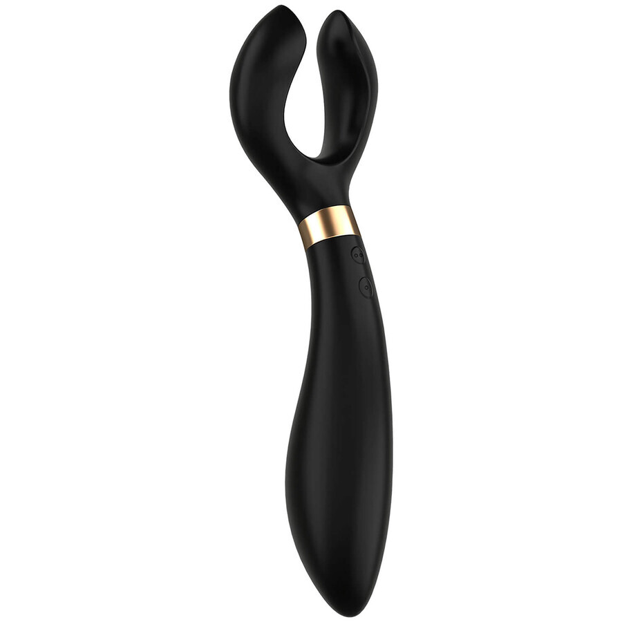 Satisfyer Endless Fun, vibrator multifuncțional, negru