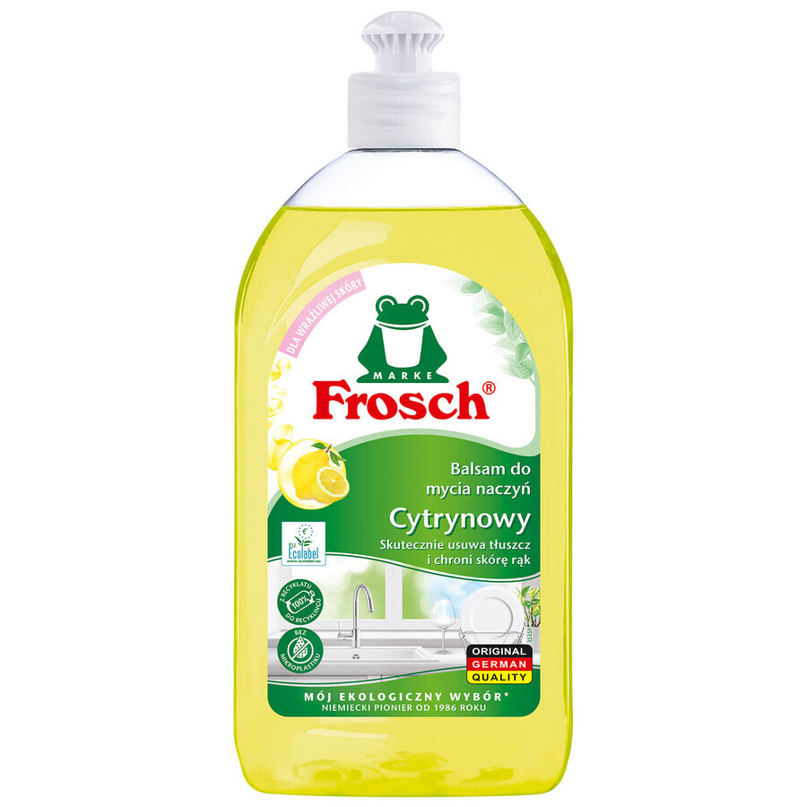 Frosch lozione per piatti, limone, 500 ml