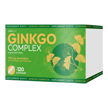 SEMA Lab Ginkgo Complex, 120 capsules