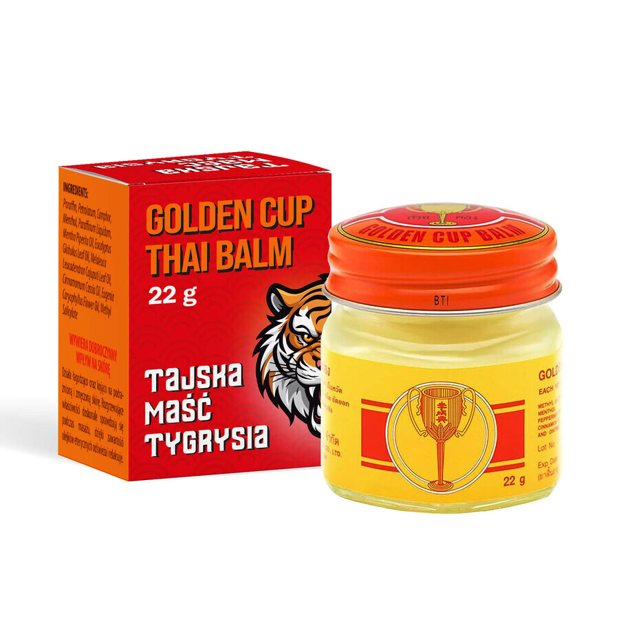 Golden Cup Balsem, Thaise tijgerzalf, 22 g