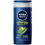 Nivea Men Deep Energy Set, douchegel 250 ml + antitranspirant 250 ml