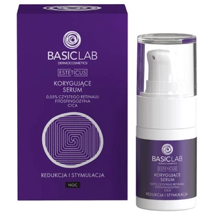 BasicLab Esteticus, nachtcorrigerend serum met 0,05% pure retinal, 15 ml
