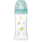 Bottle with sensory function and flat anti-colic teat Flow 3, Air, +6 months, 330 ml, Dodie