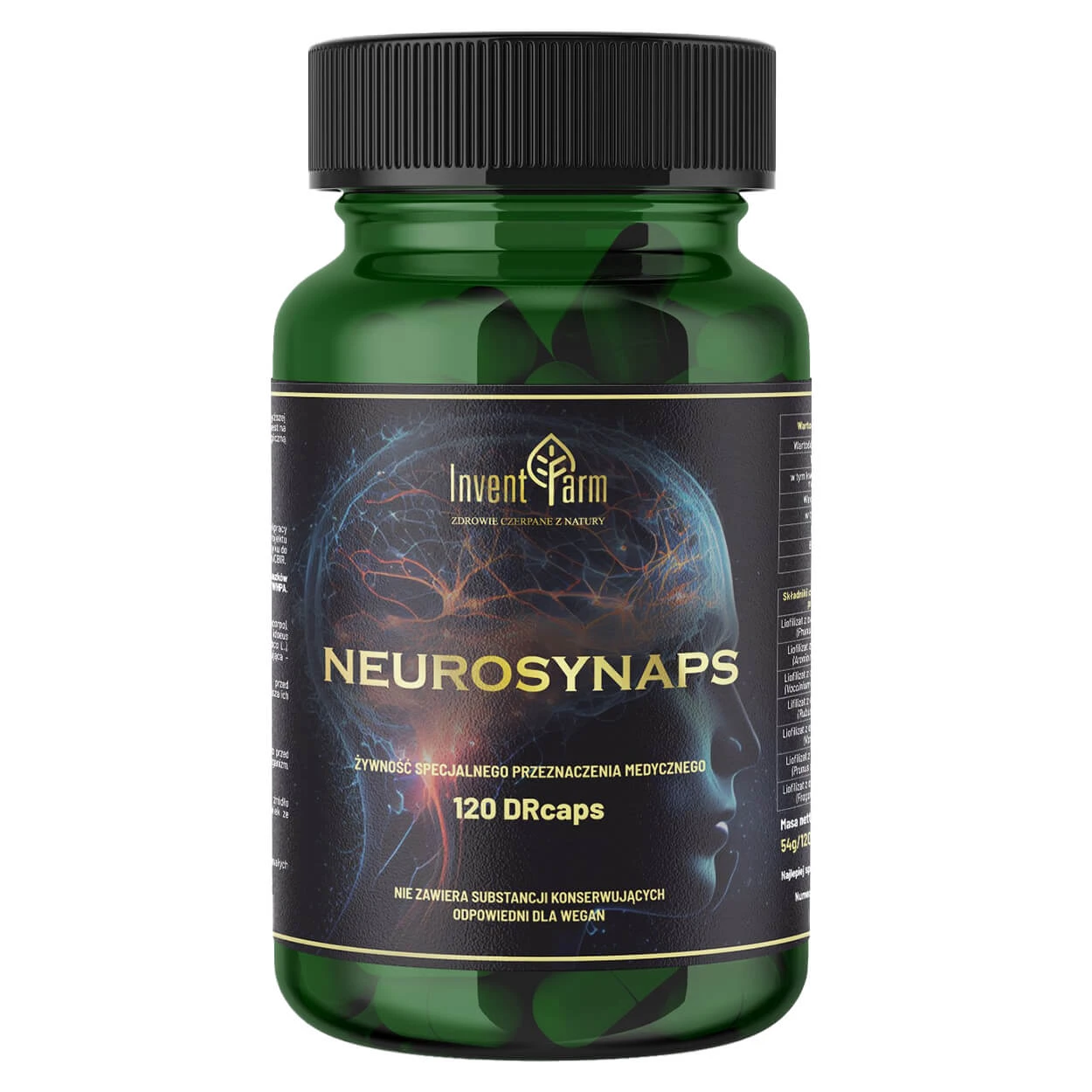 Invent Farm Neurosynaps, 120 veganistische capsules