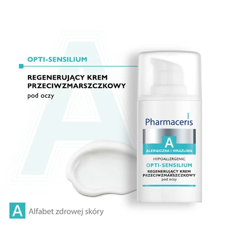 Pharmaceris A Opti-Sensilium crema rigenerante antirughe per il contorno occhi, 15 ml