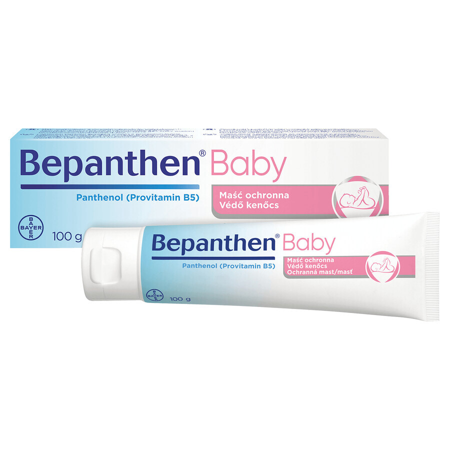 Bepanthen Baby set, Zalf voor babyuitslag, 3 x 100 g + 100 g gratis