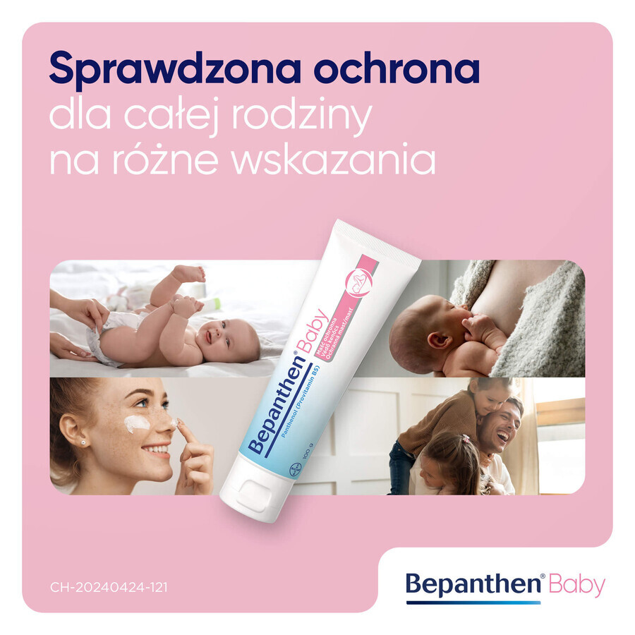 Bepanthen Baby set, Zalf voor babyuitslag, 3 x 100 g + 100 g gratis