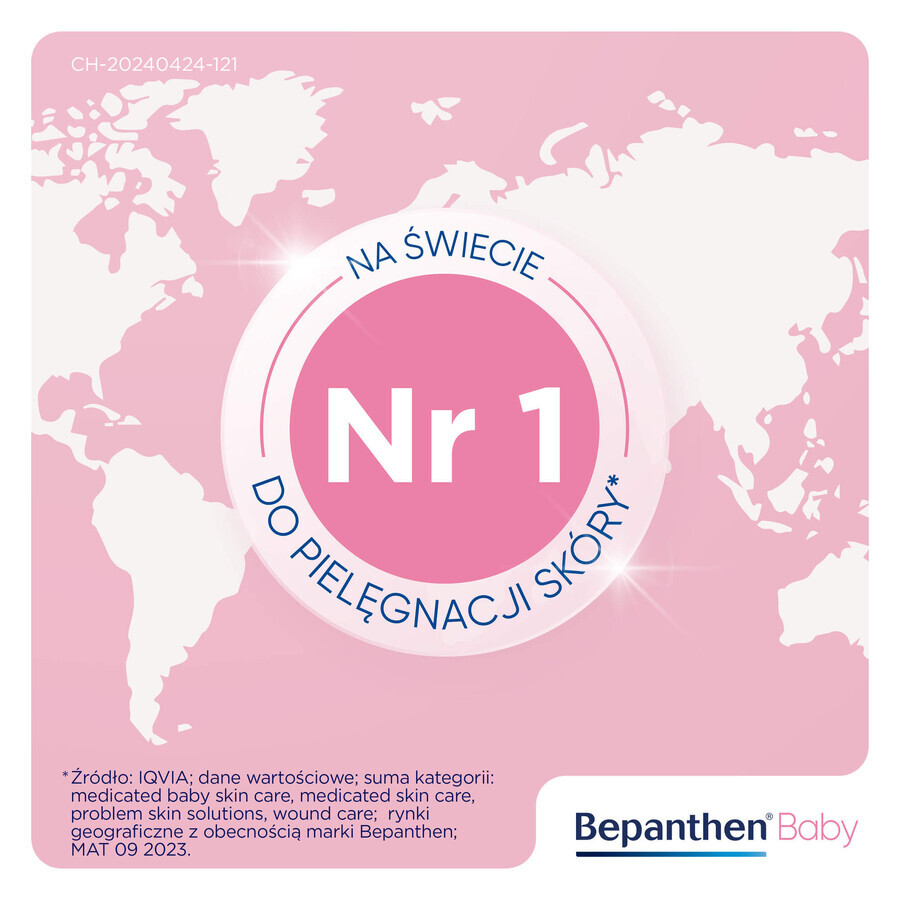 Bepanthen Baby set, Zalf voor babyuitslag, 3 x 100 g + 100 g gratis