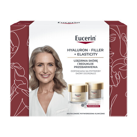 Eucerin Hyaluron-Filler + Elasticiteit set, dagcrème 50 ml + nachtcrème 50 ml