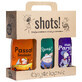 LaQ shots! Wasmiddel voor hem, Douchegel, Passat van de buren, 500 ml + Paris Blue, 500 ml + Zwager, 500 ml