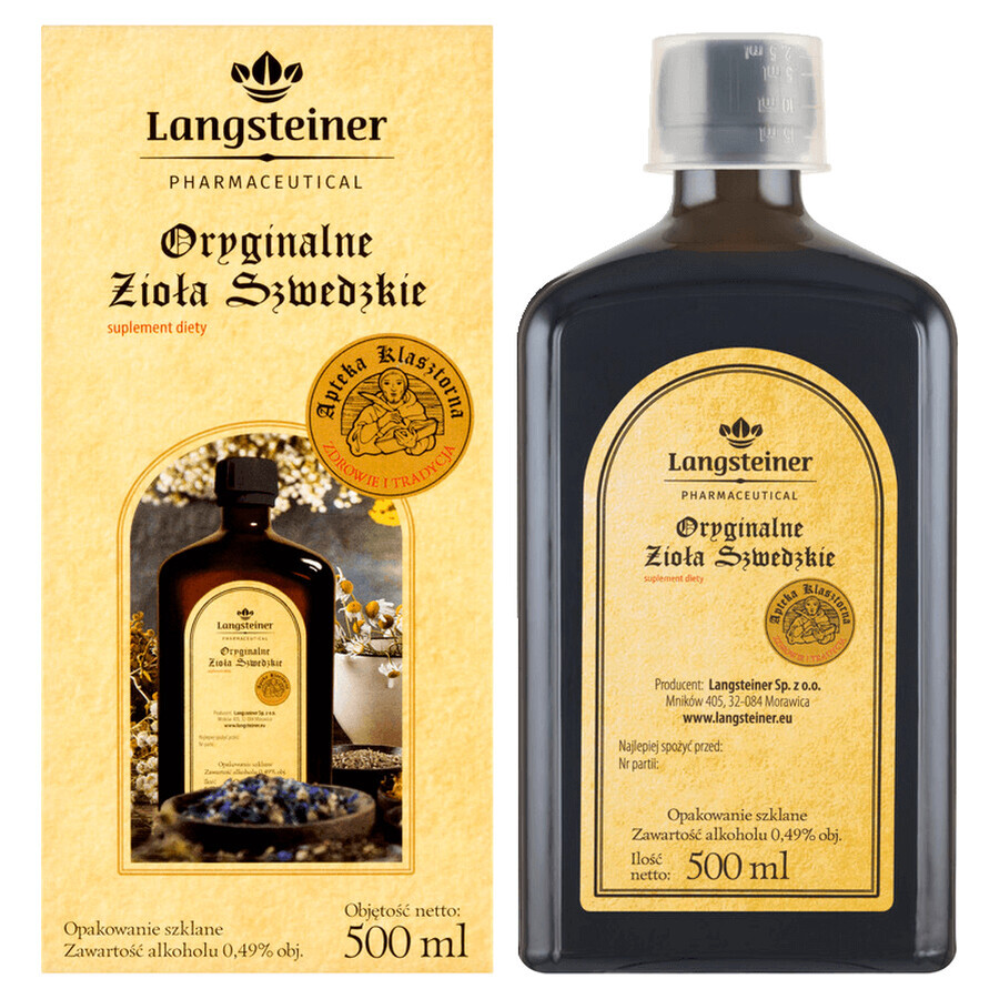 Set Langsteiner Originele Zweedse Kruiden, 2 x 500 ml