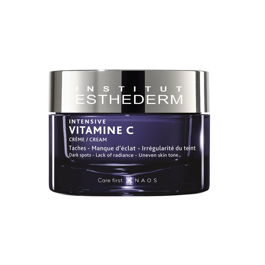 Lote Esthederm Vitamina C Intensiva, gel-crema para la hiperpigmentación, 50 ml + concentrado, 10 ml + suero Age Proteom, 5 ml