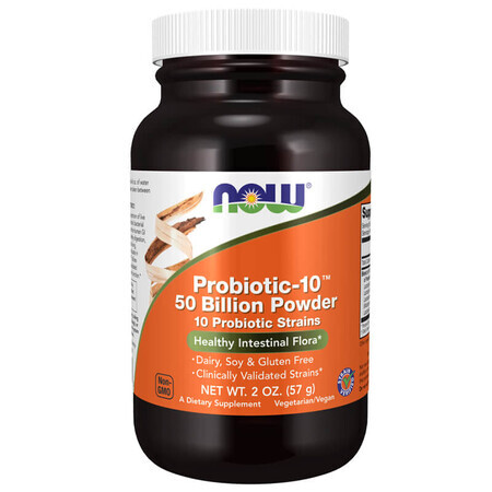 Now Foods Probiotic-10 50 Billion 50 Billion powder, powder, 57 g