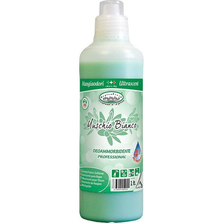 HygienFresh Muschio Bianco konzentrierter Weichspüler 1 Liter