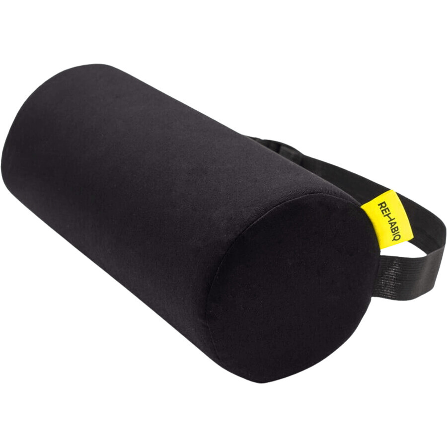 Soporte lumbar Rehabiq, blando, negro