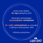 GS Co-enzym Lipo Q10 60 mg, 60 + 10 capsules