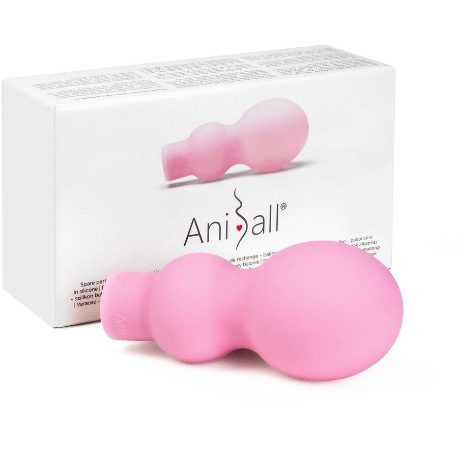 Aniball vervangingsballon lichtroze 1pc