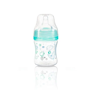 Plastic fles met wijde opening, 120 ml, Babyono