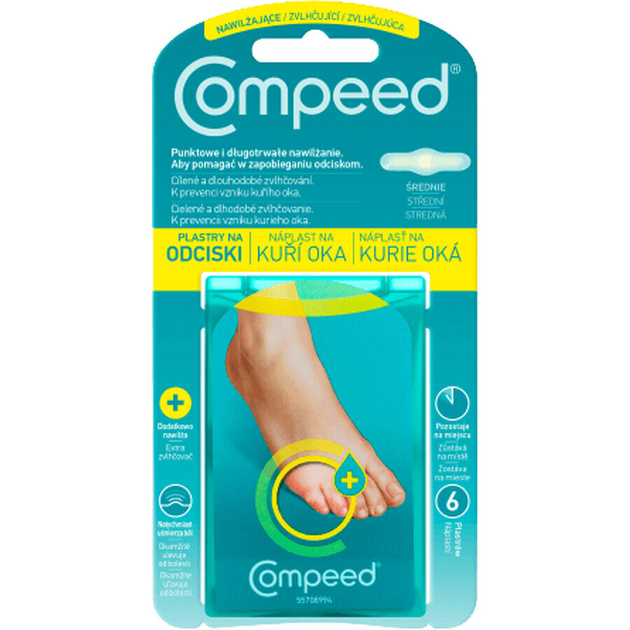 Compeed gaaspleister 6 stuks