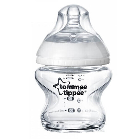 Bottiglia di vetro Closer to Nature, +0 mesi, 150 ml, Tommee Tippee