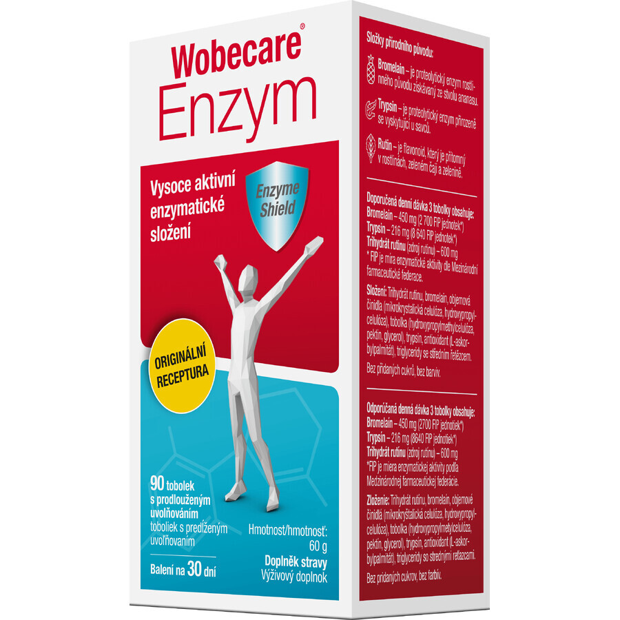 Wobecare Enzym 90 capsules