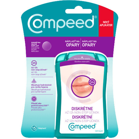 Compeed wondpleister 1,5cm x 1,5cm, 15 stuks