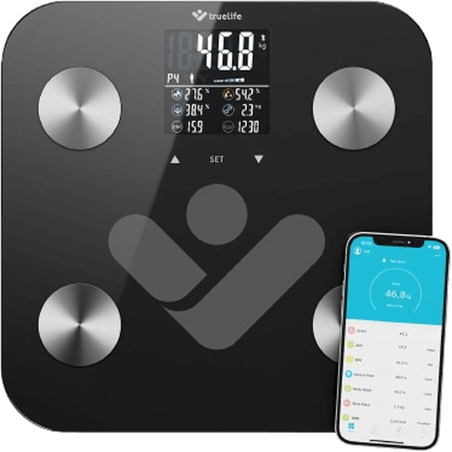 TrueLife FitScale W6 BT Zwart