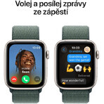 Apple Watch SE GPS 44mm Starlight aluminium behuizing met sportlus Meergroen