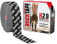 RockTape H2O Losse kinesiologische tape - logo-ontwerp zwart 32 m