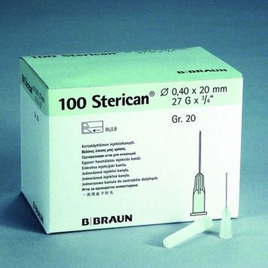 Naald B.Braun Sterican 100 stuks