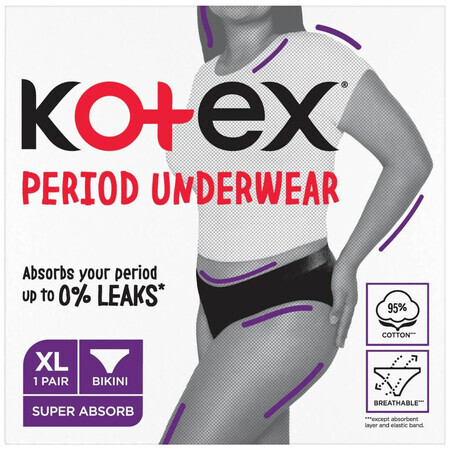 Kotex® Menstruatie Ondergoed XL