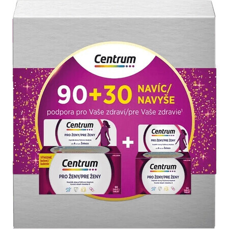 Centrum Multivitamine pentru femei pachet cadou 120 comprimate