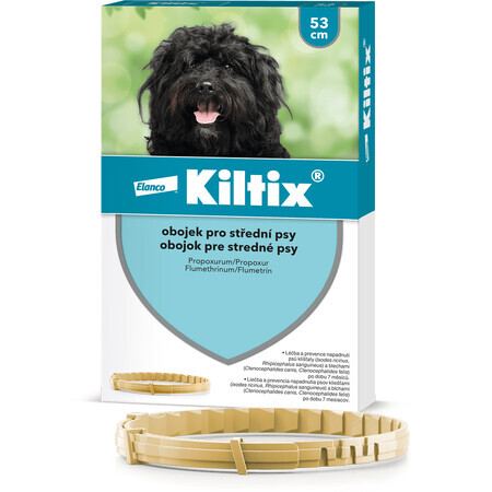 Kiltix halsband voor middelgrote honden omtrek 53 cm