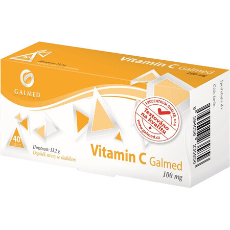 Galmed Vitamin C 100 mg 40 Tabletten