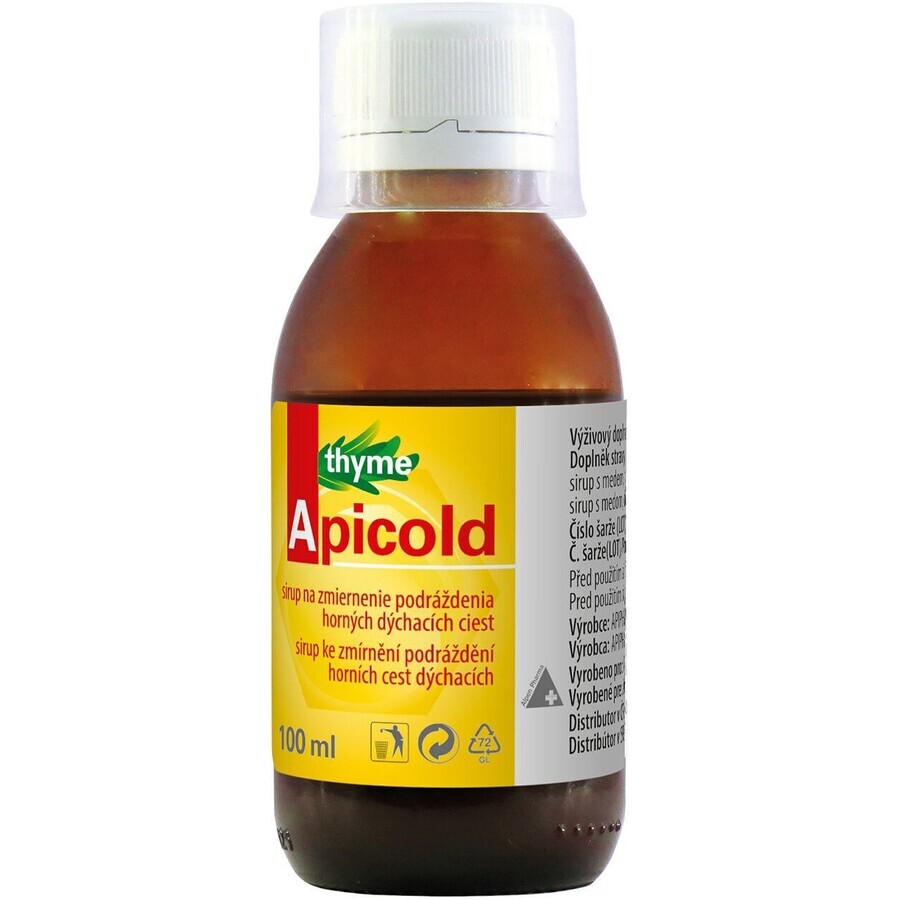 Apicold Tijmsiroop 100 ml