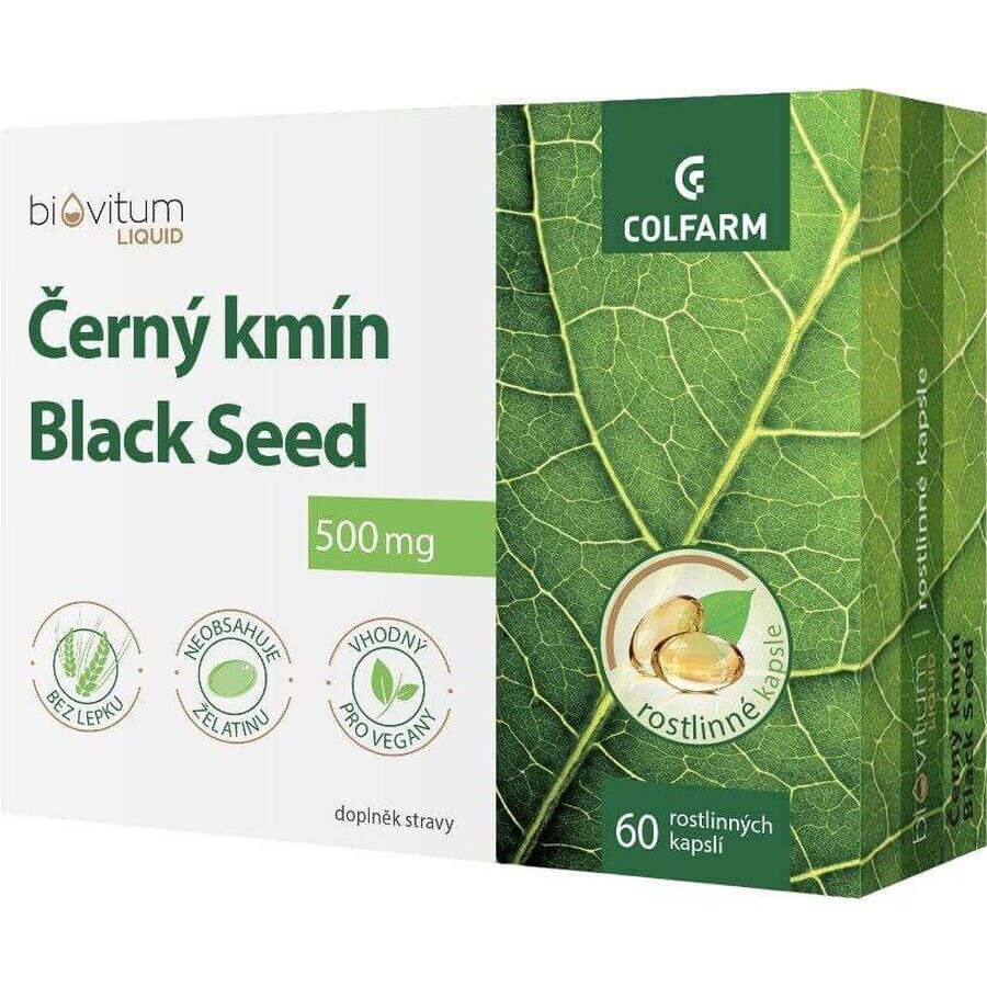 Colfarm Biovitum Vloeibare Zwarte Komijn 60 capsules