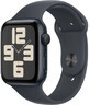 Apple Watch SE GPS 40 mm Midnight aluminium behuizing met Midnight sportband - M/L