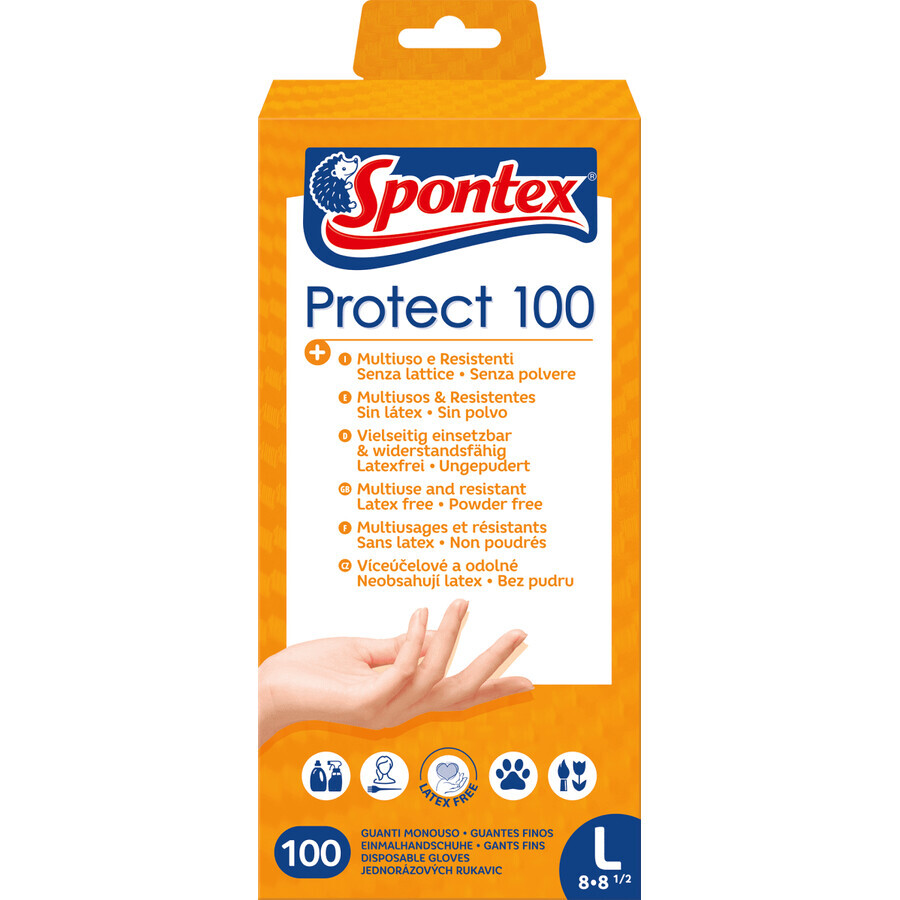 Spontex wegwerphandschoenen Protect L 100 stuks