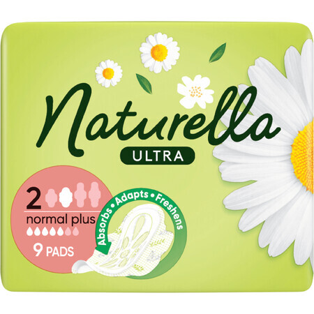 Naturella Ultra Normal Plus taglia 2 inserti con ali 9 pezzi