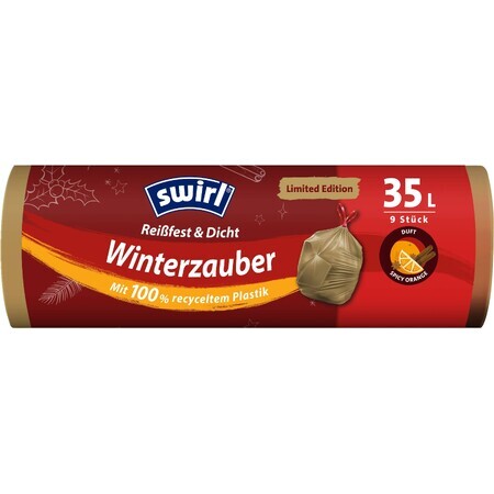 Swirl Winter Magic verwijderbare zakken 9 x 35 liter