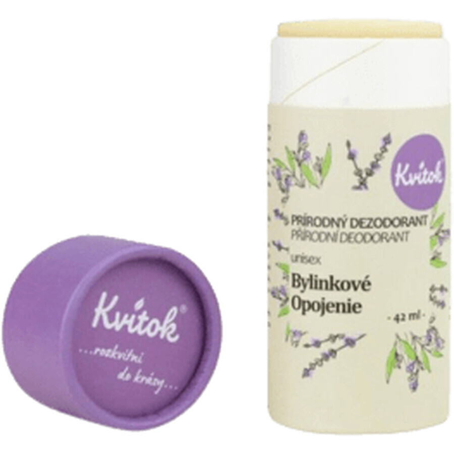 Kvitok Kruidenvergiftiging vaste deodorant 42 ml