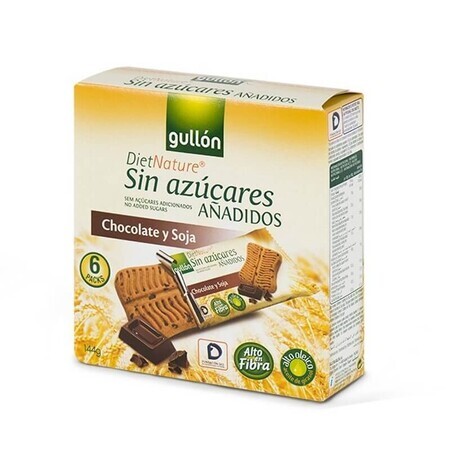 Biscotti snack al cioccolato senza zuccheri aggiunti, con edulcorante, 144g, Gullon