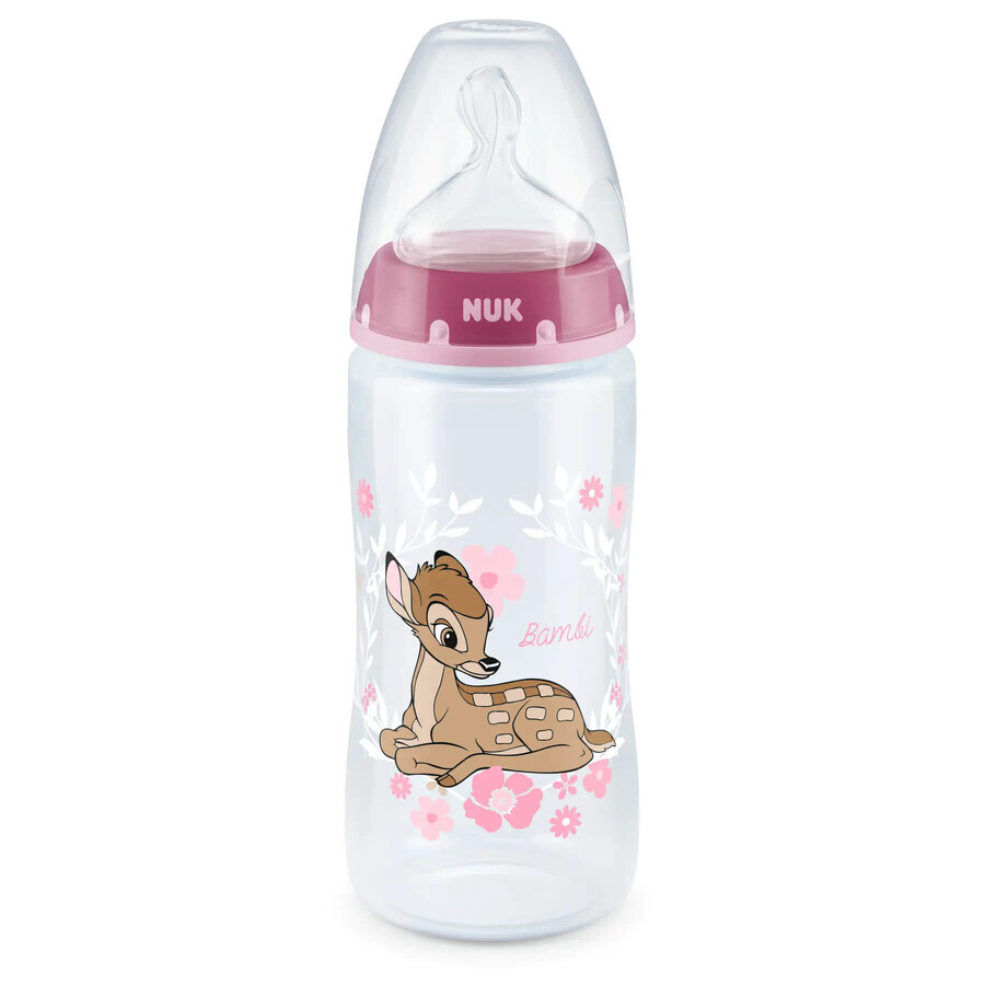 Babyflasche Disney Bambi 300 ml + Silikon-Sauger, 6-18 Monate, Nuk