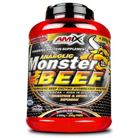 Amix Anabolic Monster Monster BEEF con il 90% di proteine, cioccolato. 2200 g