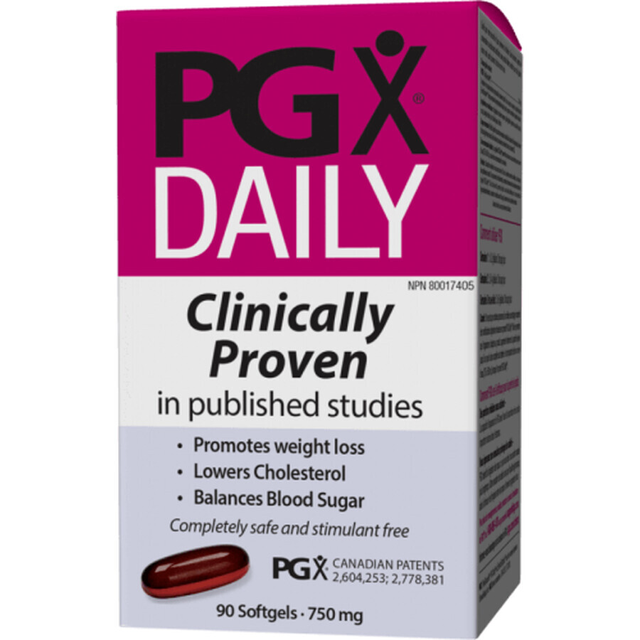 Webber Naturals PGX DAILY, healthy weight loss - clinically proven 90 capsules