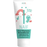 NAÏF Baby Shampoo und Spülung 2 in 1 für leichtes Kämmen 200 ml