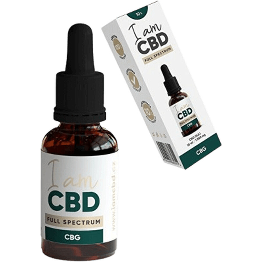 Ik ben CBD Full Spectrum CBG hennepolie 10% original 10 ml