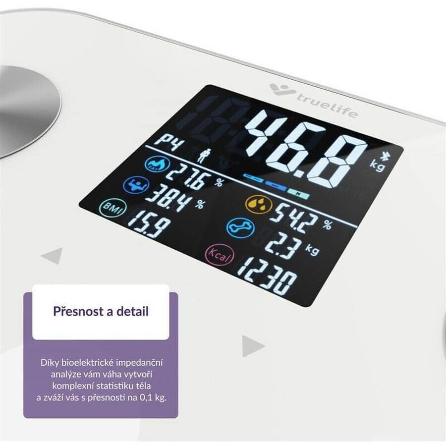 TrueLife FitScale W6 BT Bluetooth personenweegschaal