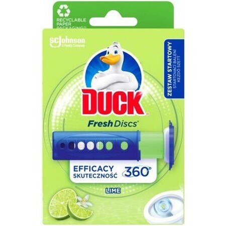 Duck Fresh Discs Lime 36 ml Duck Fresh Discs Lime Wc-pad