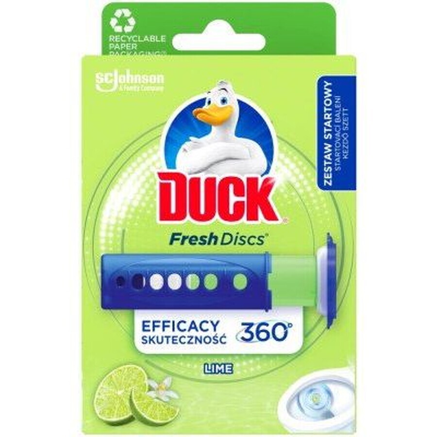 Duck Fresh Discs Lime 36 ml Duck Fresh Discs Lime Wc-pad